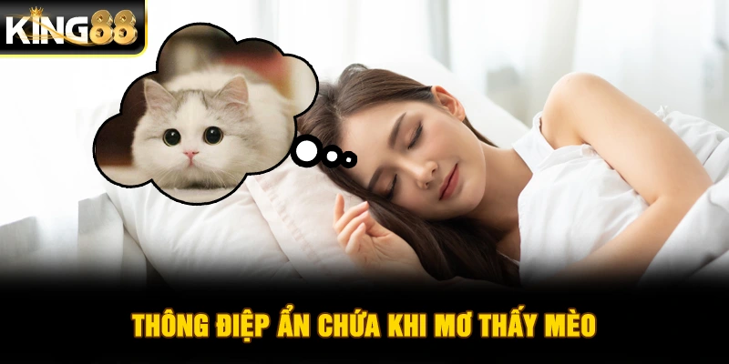 Thông điệp ẩn chứa khi mơ thấy mèo
